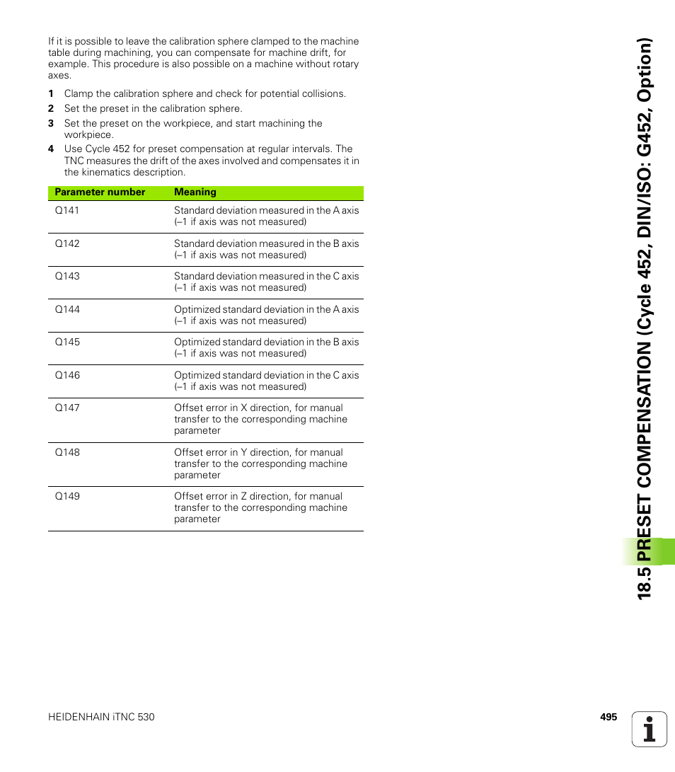 HEIDENHAIN 530 (340 49x-07) Cycle programming User Manual | Page 495 / 525