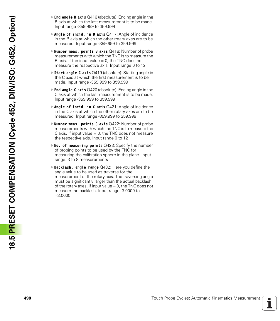 HEIDENHAIN 530 (340 49x-07) Cycle programming User Manual | Page 498 / 525