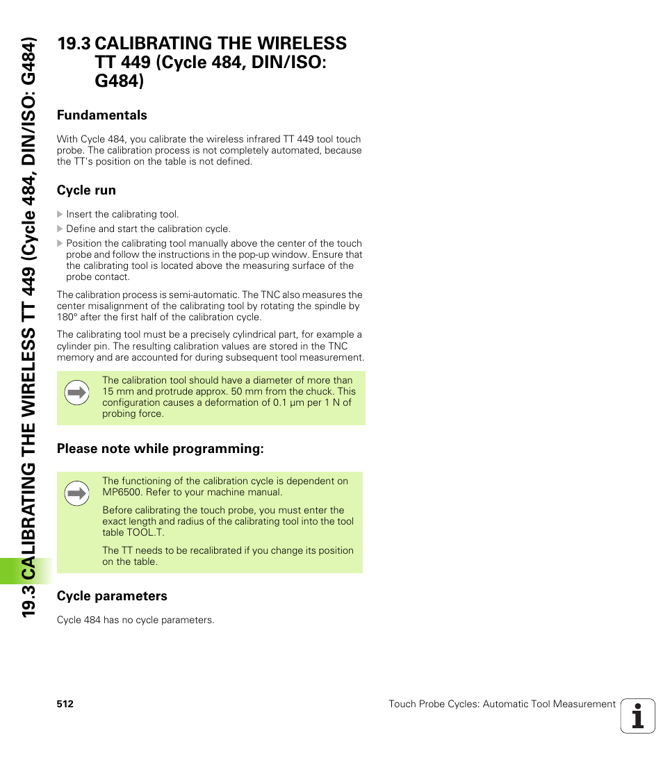 Fundamentals, Cycle run, Please note while programming | Cycle parameters | HEIDENHAIN 530 (340 49x-07) Cycle programming User Manual | Page 512 / 525