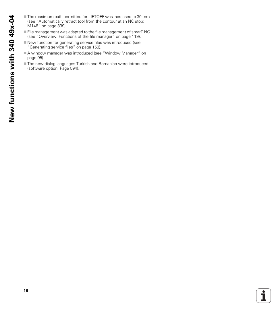 HEIDENHAIN 530 (340 49x-07) ISO programming User Manual | Page 16 / 650