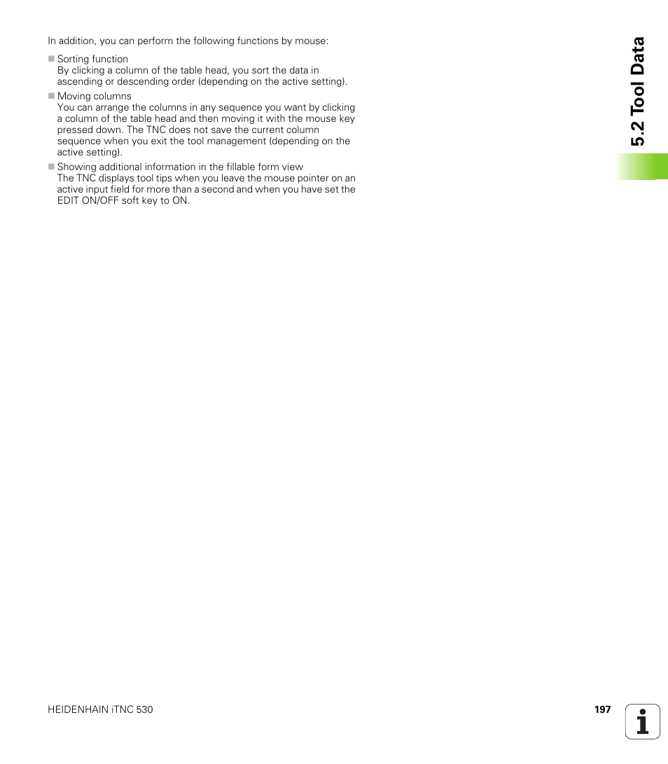 2 t ool d a ta | HEIDENHAIN 530 (340 49x-07) ISO programming User Manual | Page 197 / 650
