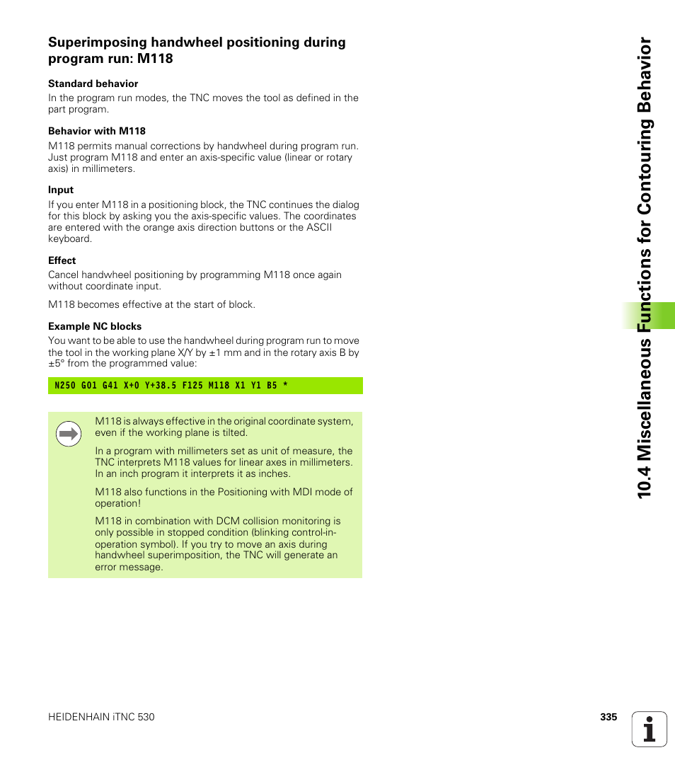 HEIDENHAIN 530 (340 49x-07) ISO programming User Manual | Page 335 / 650