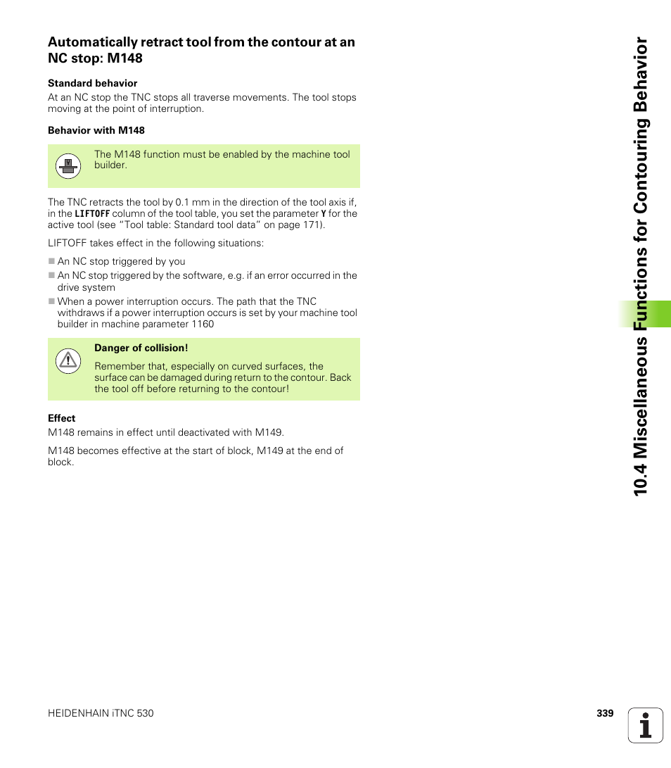HEIDENHAIN 530 (340 49x-07) ISO programming User Manual | Page 339 / 650
