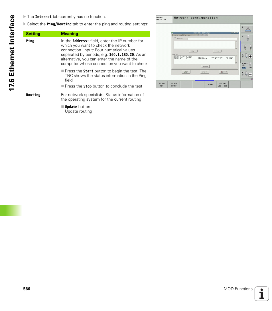 6 ether n et int e rf ace | HEIDENHAIN 530 (340 49x-07) ISO programming User Manual | Page 566 / 650