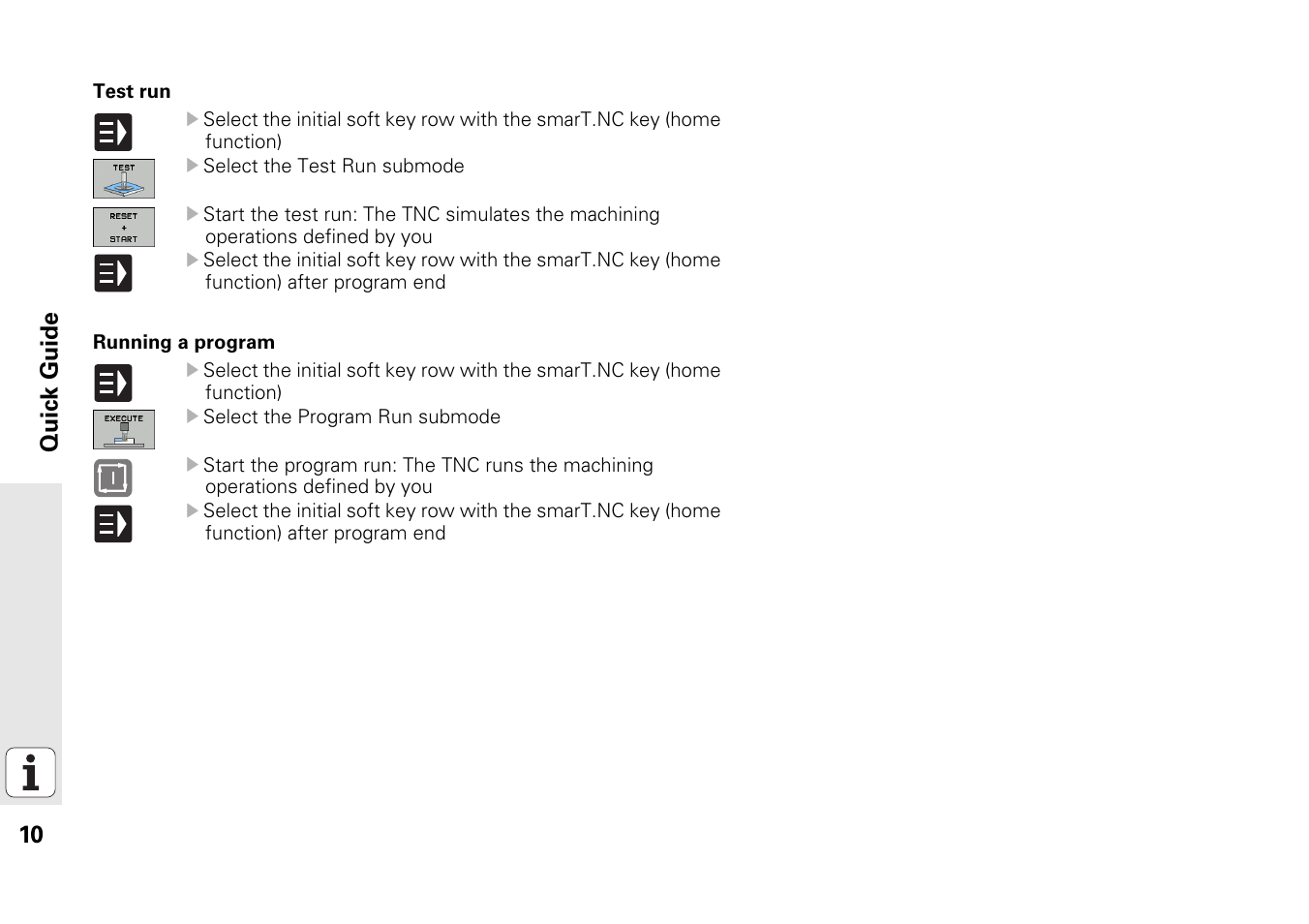 10 quic k guide | HEIDENHAIN 530 (340 49x-07) Pilot User Manual | Page 10 / 228