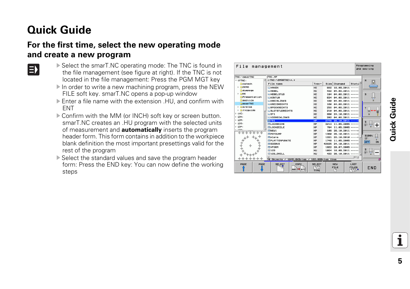 Quick guide | HEIDENHAIN 530 (340 49x-07) Pilot User Manual | Page 5 / 228
