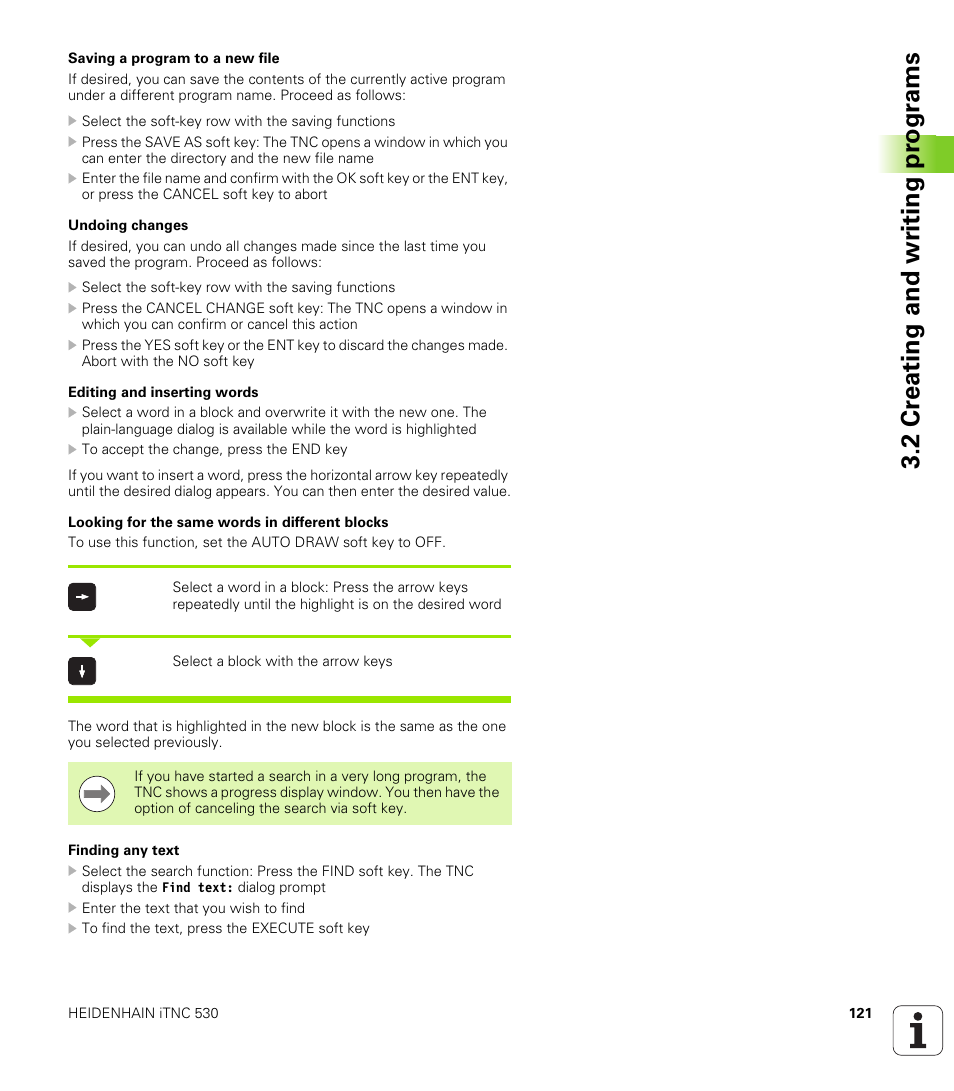 2 cr eating and wr iting pr ogr a ms | HEIDENHAIN iTNC 530 (34049x-08) User Manual | Page 121 / 739