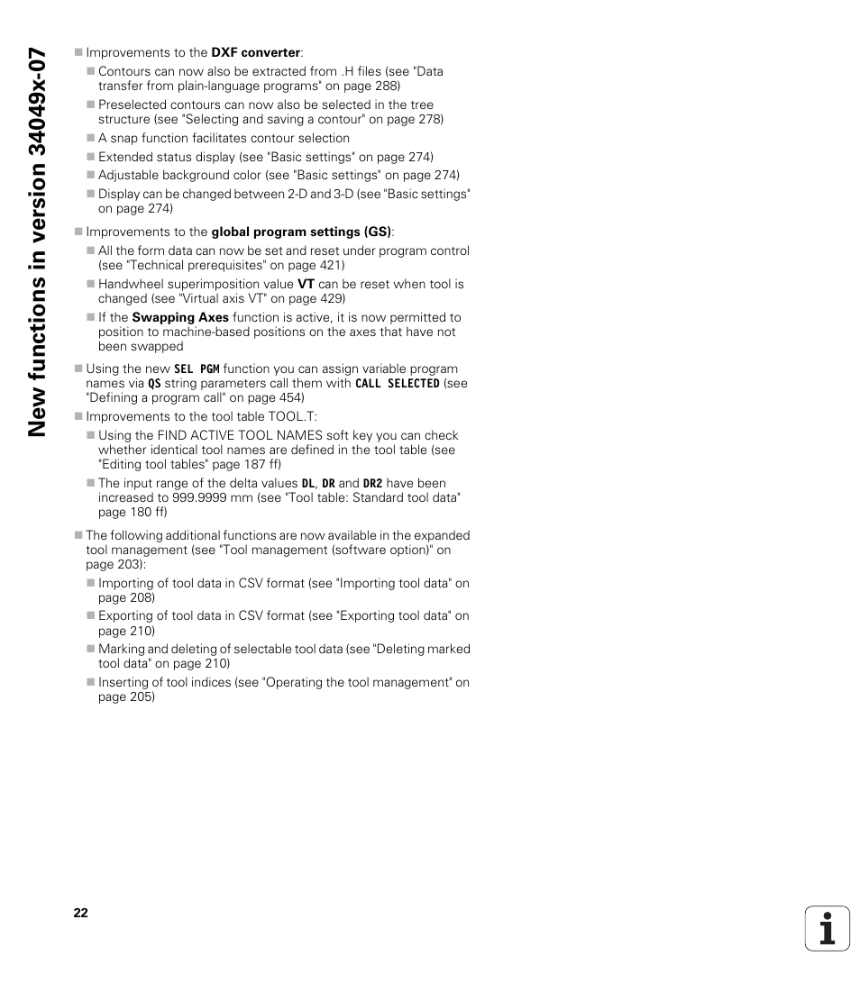 HEIDENHAIN iTNC 530 (34049x-08) User Manual | Page 22 / 739