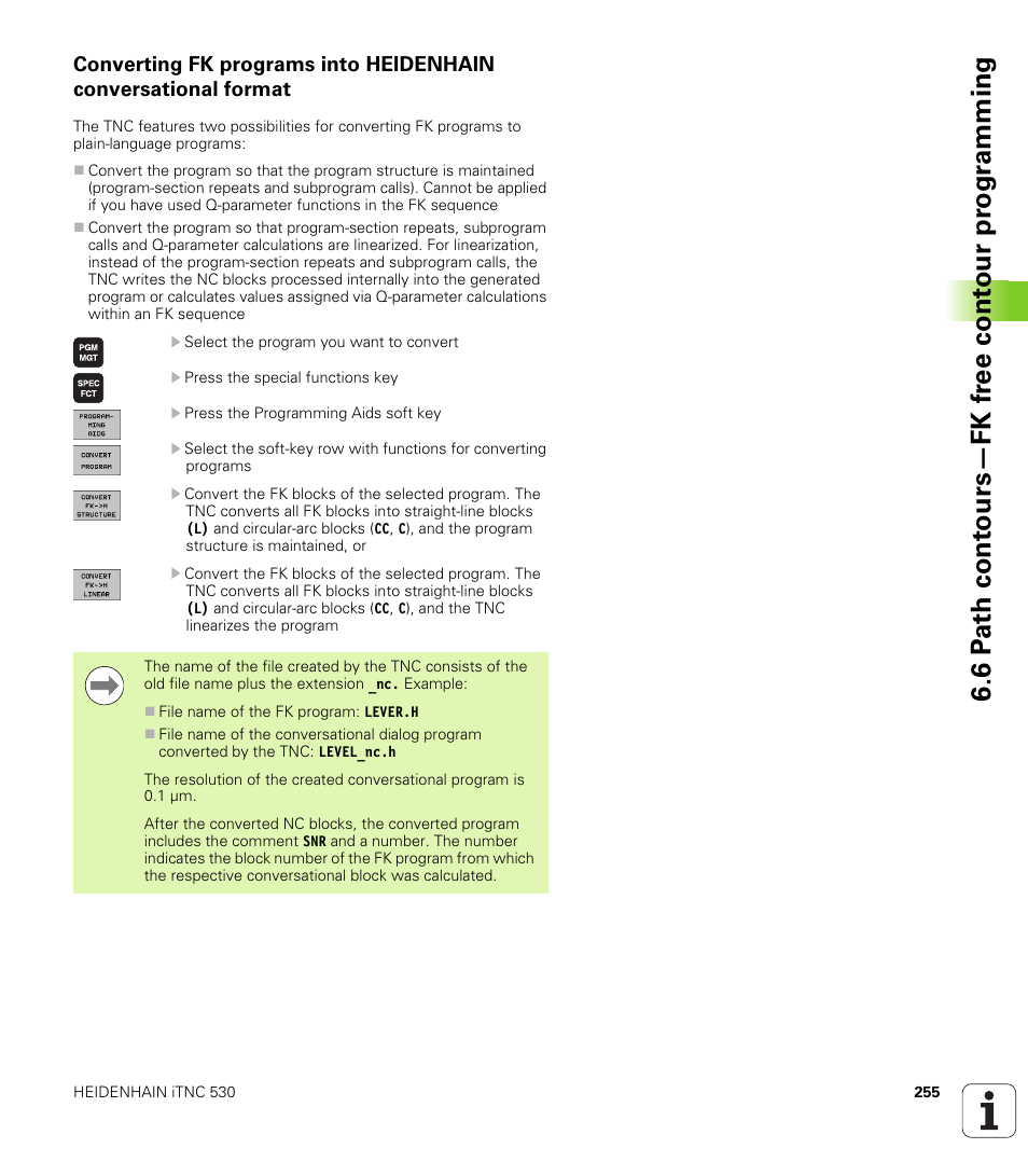 HEIDENHAIN iTNC 530 (34049x-08) User Manual | Page 255 / 739