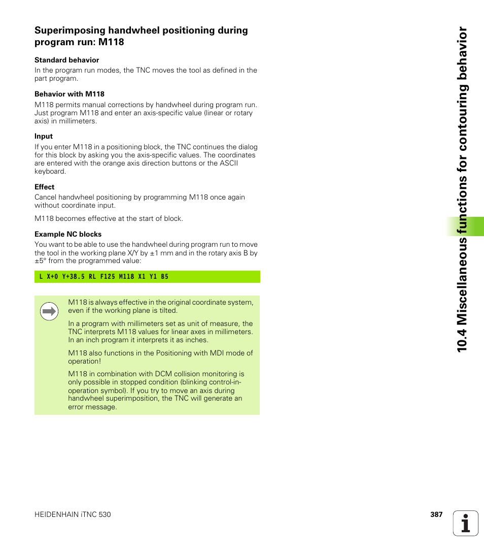 HEIDENHAIN iTNC 530 (34049x-08) User Manual | Page 387 / 739
