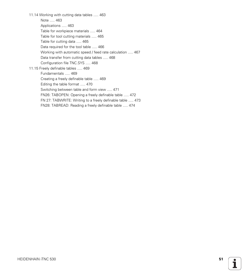 HEIDENHAIN iTNC 530 (34049x-08) User Manual | Page 51 / 739