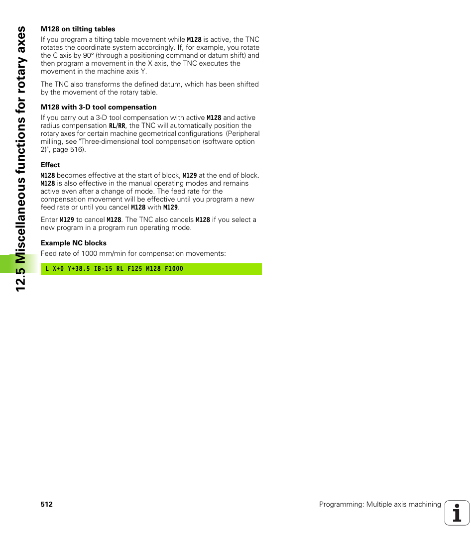 HEIDENHAIN iTNC 530 (34049x-08) User Manual | Page 512 / 739
