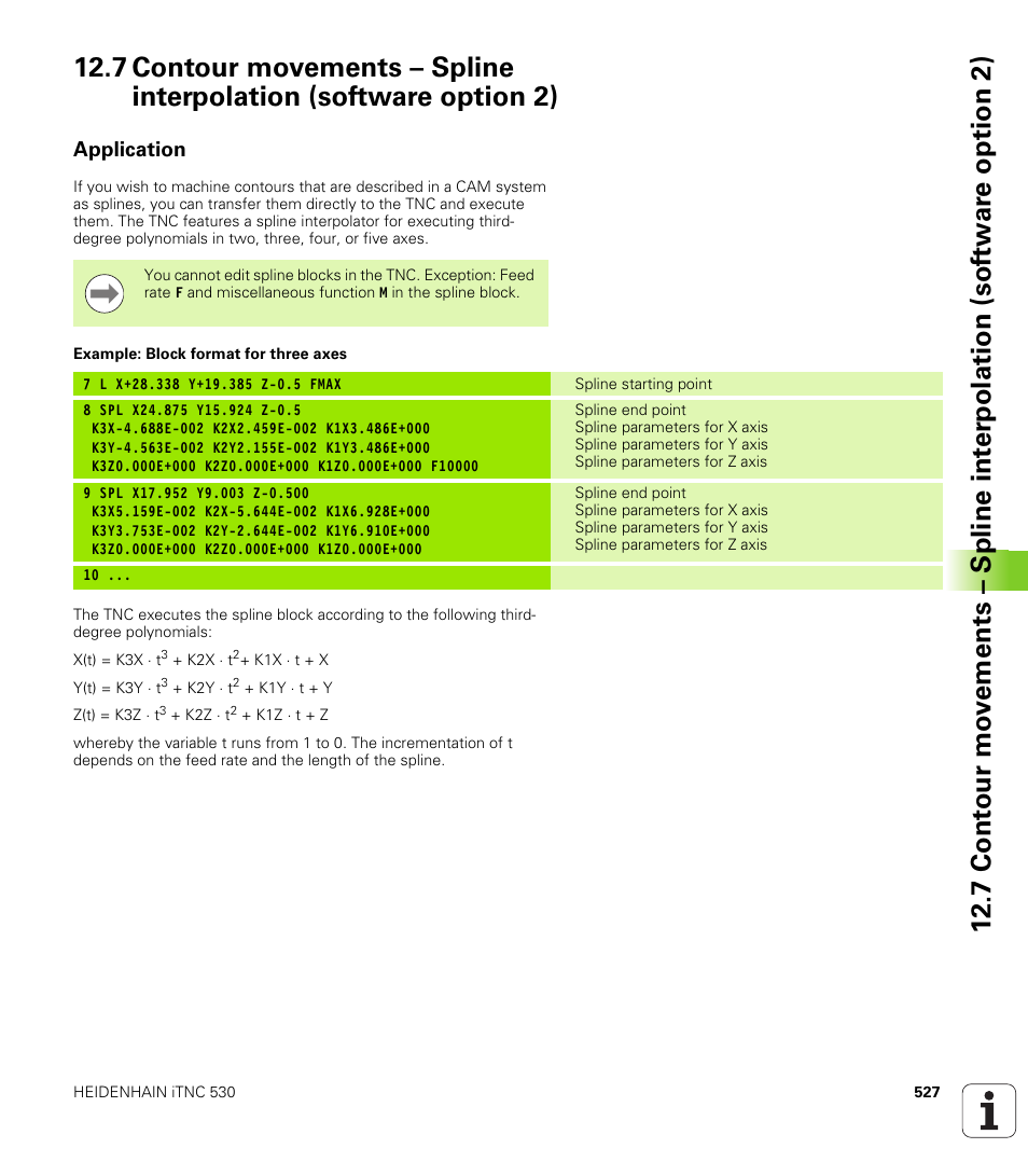 Application | HEIDENHAIN iTNC 530 (34049x-08) User Manual | Page 527 / 739
