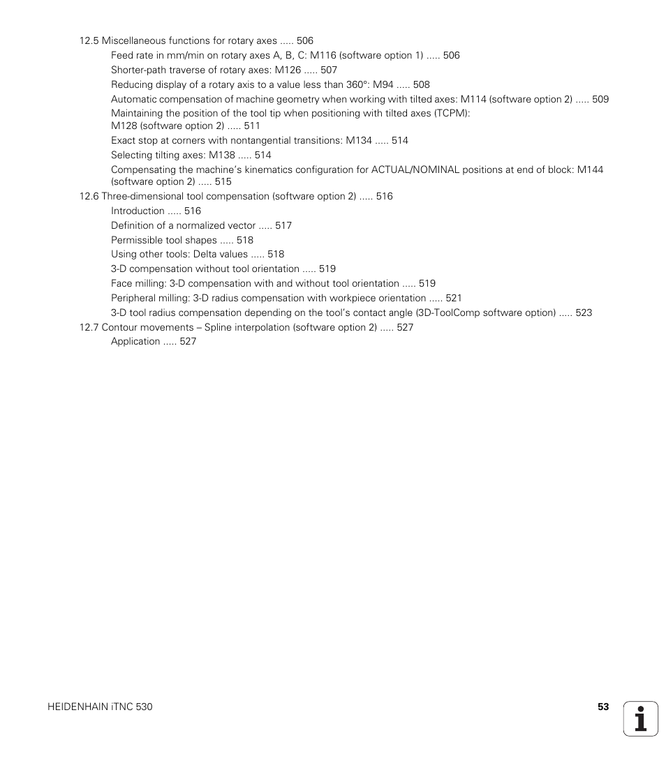 HEIDENHAIN iTNC 530 (34049x-08) User Manual | Page 53 / 739