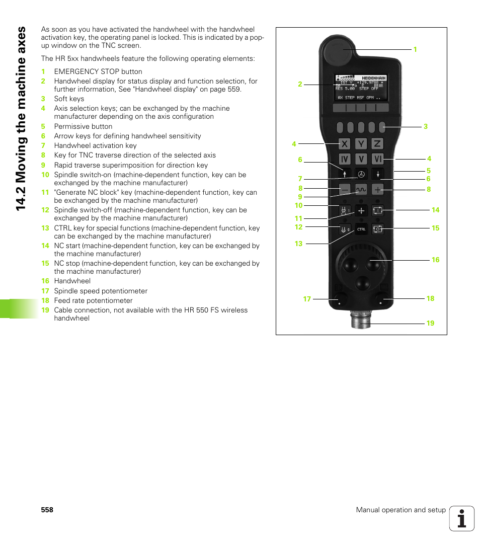 2 mo ving the mac h ine ax es | HEIDENHAIN iTNC 530 (34049x-08) User Manual | Page 558 / 739
