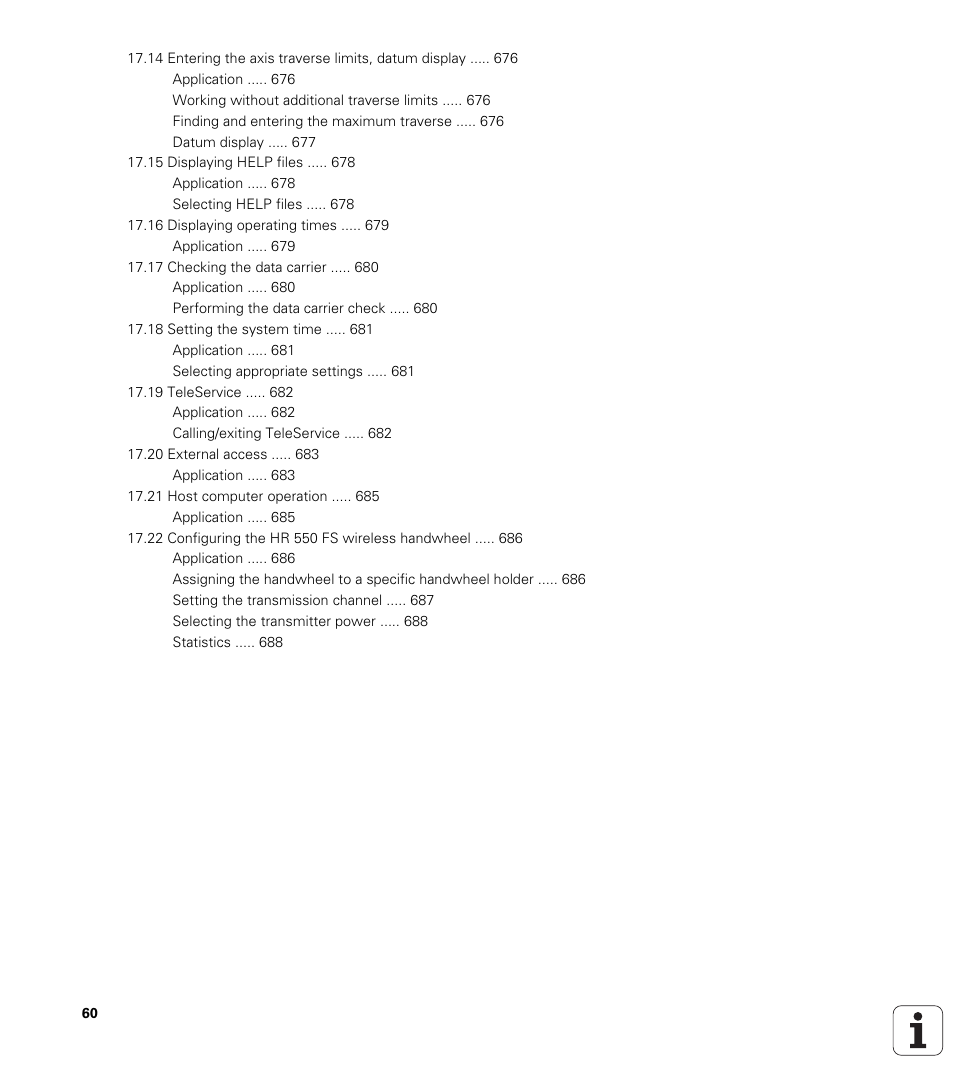 HEIDENHAIN iTNC 530 (34049x-08) User Manual | Page 60 / 739