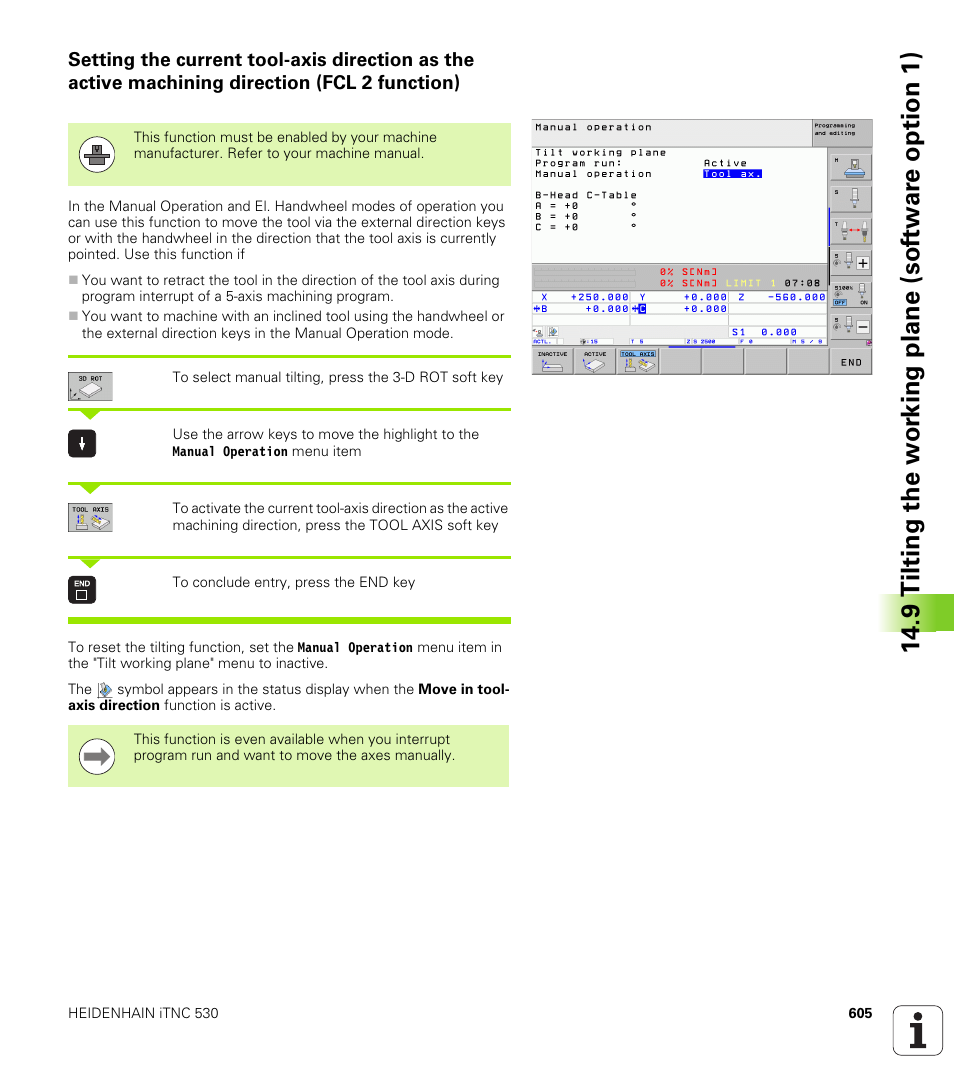 HEIDENHAIN iTNC 530 (34049x-08) User Manual | Page 605 / 739
