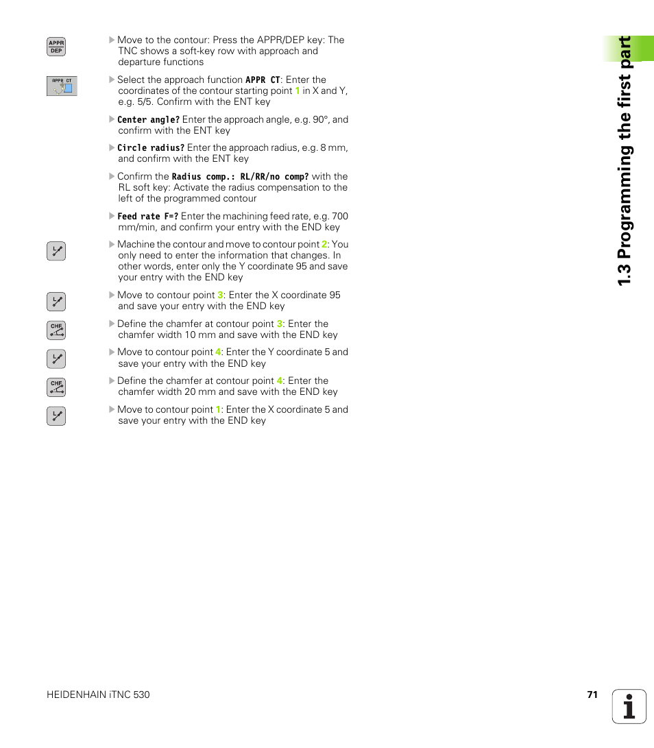 3 pr ogr amming the first par t | HEIDENHAIN iTNC 530 (34049x-08) User Manual | Page 71 / 739