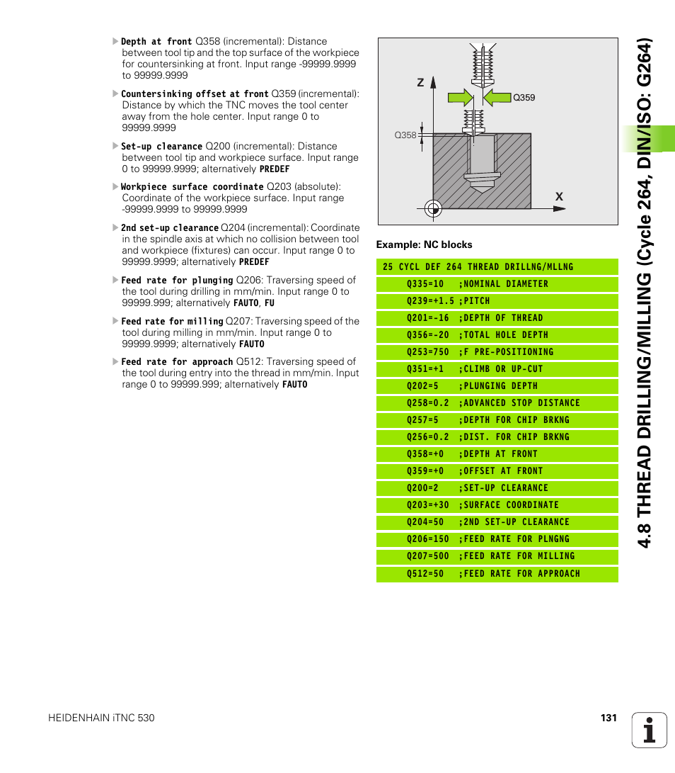 HEIDENHAIN iTNC 530 (34049x-08) Cycle programming User Manual | Page 131 / 527