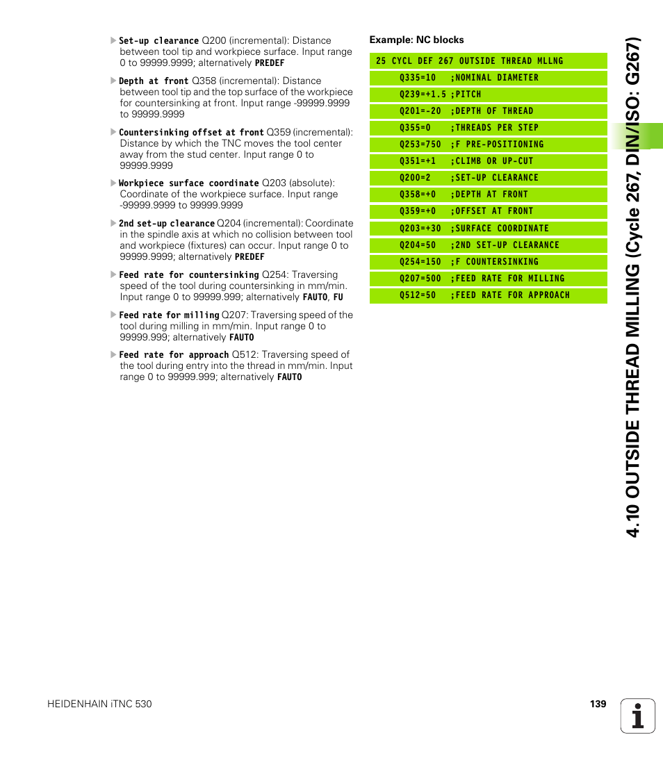 HEIDENHAIN iTNC 530 (34049x-08) Cycle programming User Manual | Page 139 / 527