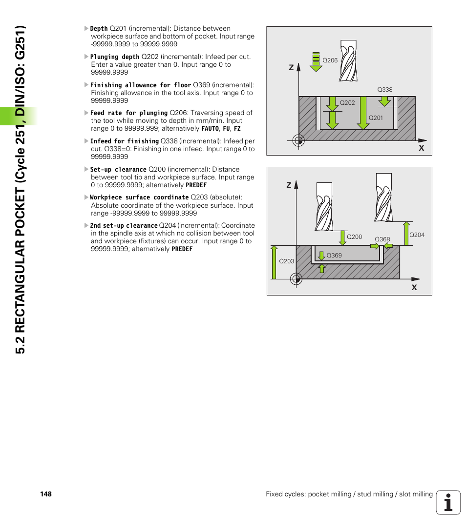 HEIDENHAIN iTNC 530 (34049x-08) Cycle programming User Manual | Page 148 / 527