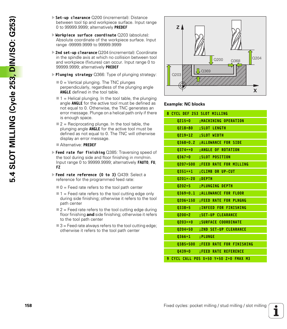 HEIDENHAIN iTNC 530 (34049x-08) Cycle programming User Manual | Page 158 / 527