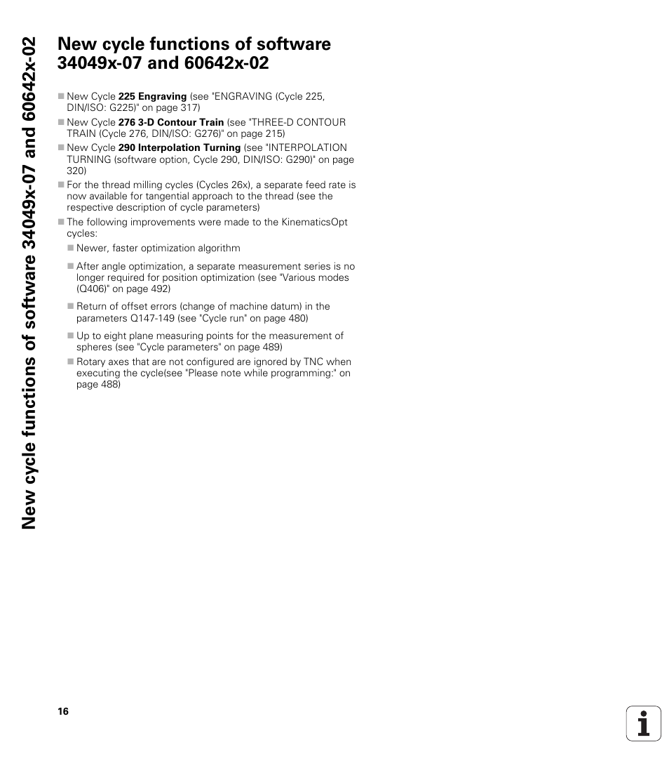 HEIDENHAIN iTNC 530 (34049x-08) Cycle programming User Manual | Page 16 / 527