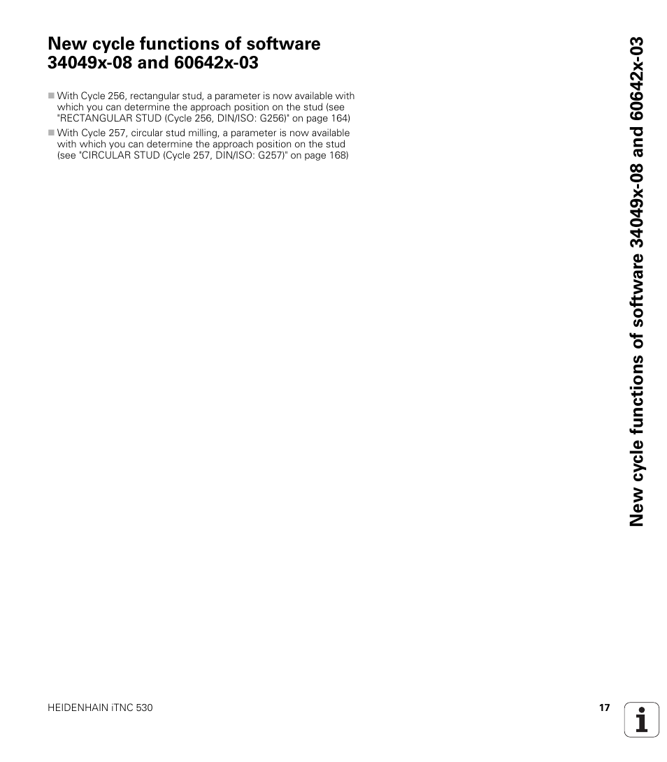 HEIDENHAIN iTNC 530 (34049x-08) Cycle programming User Manual | Page 17 / 527
