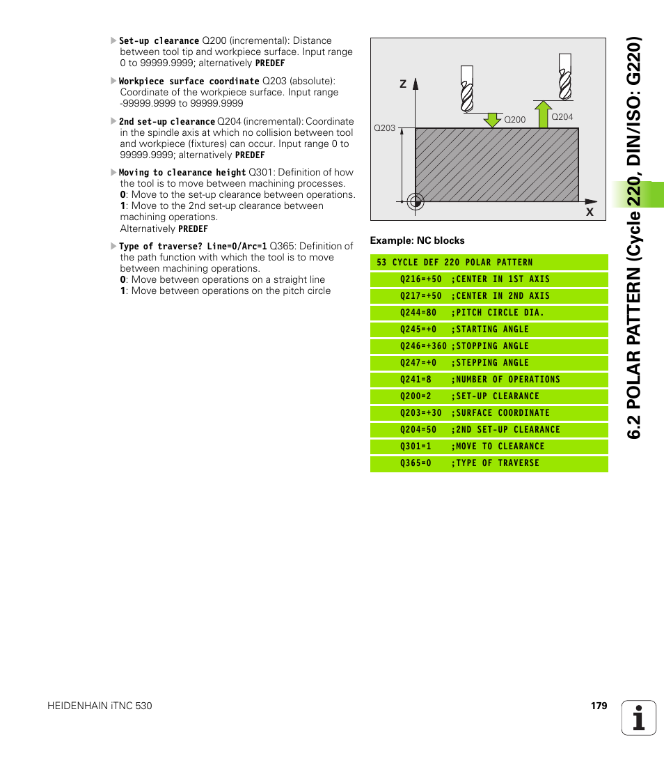 HEIDENHAIN iTNC 530 (34049x-08) Cycle programming User Manual | Page 179 / 527