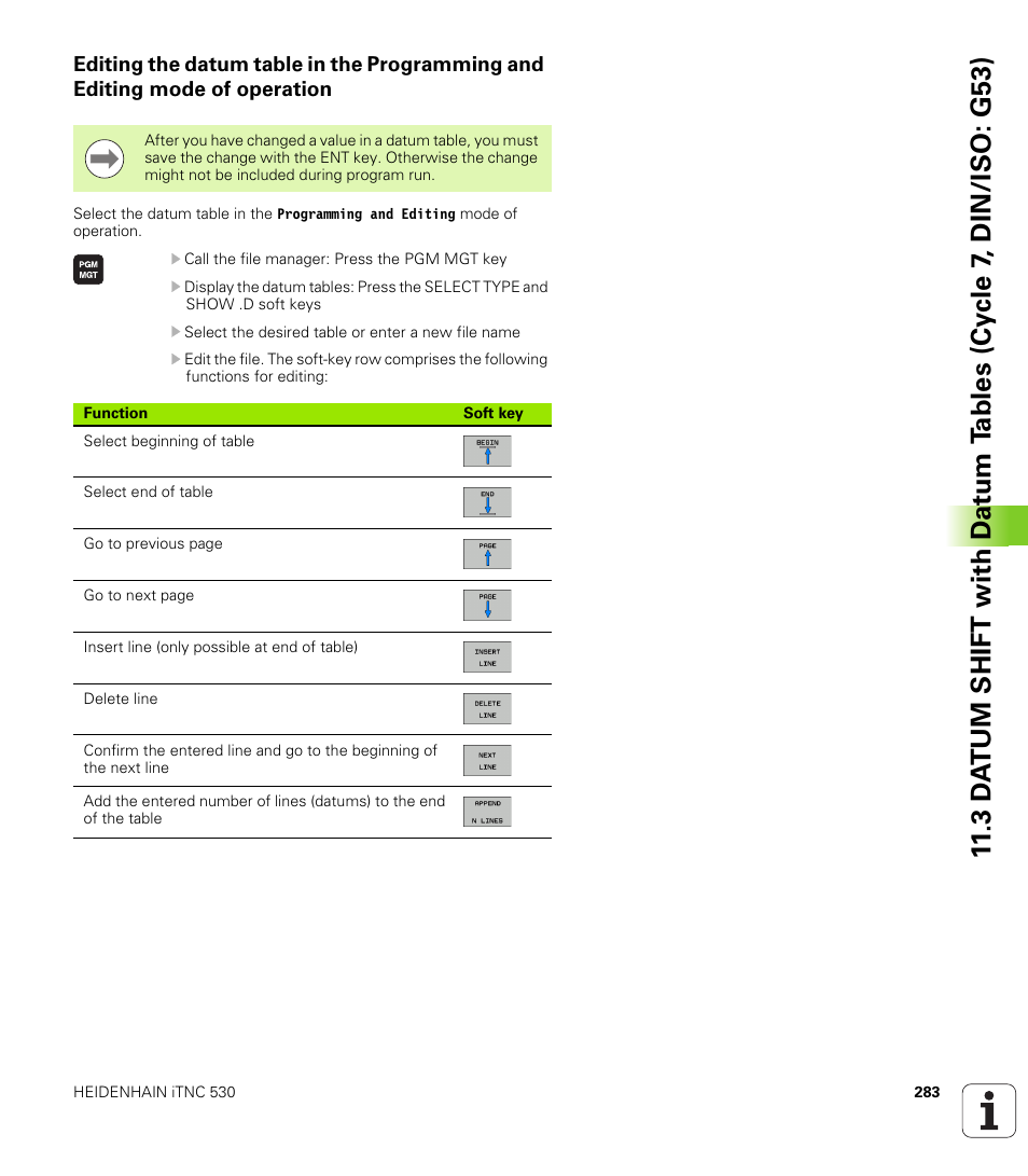 HEIDENHAIN iTNC 530 (34049x-08) Cycle programming User Manual | Page 283 / 527
