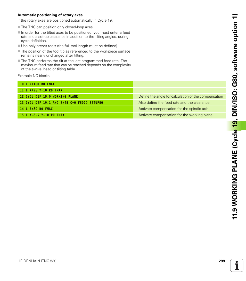 HEIDENHAIN iTNC 530 (34049x-08) Cycle programming User Manual | Page 299 / 527
