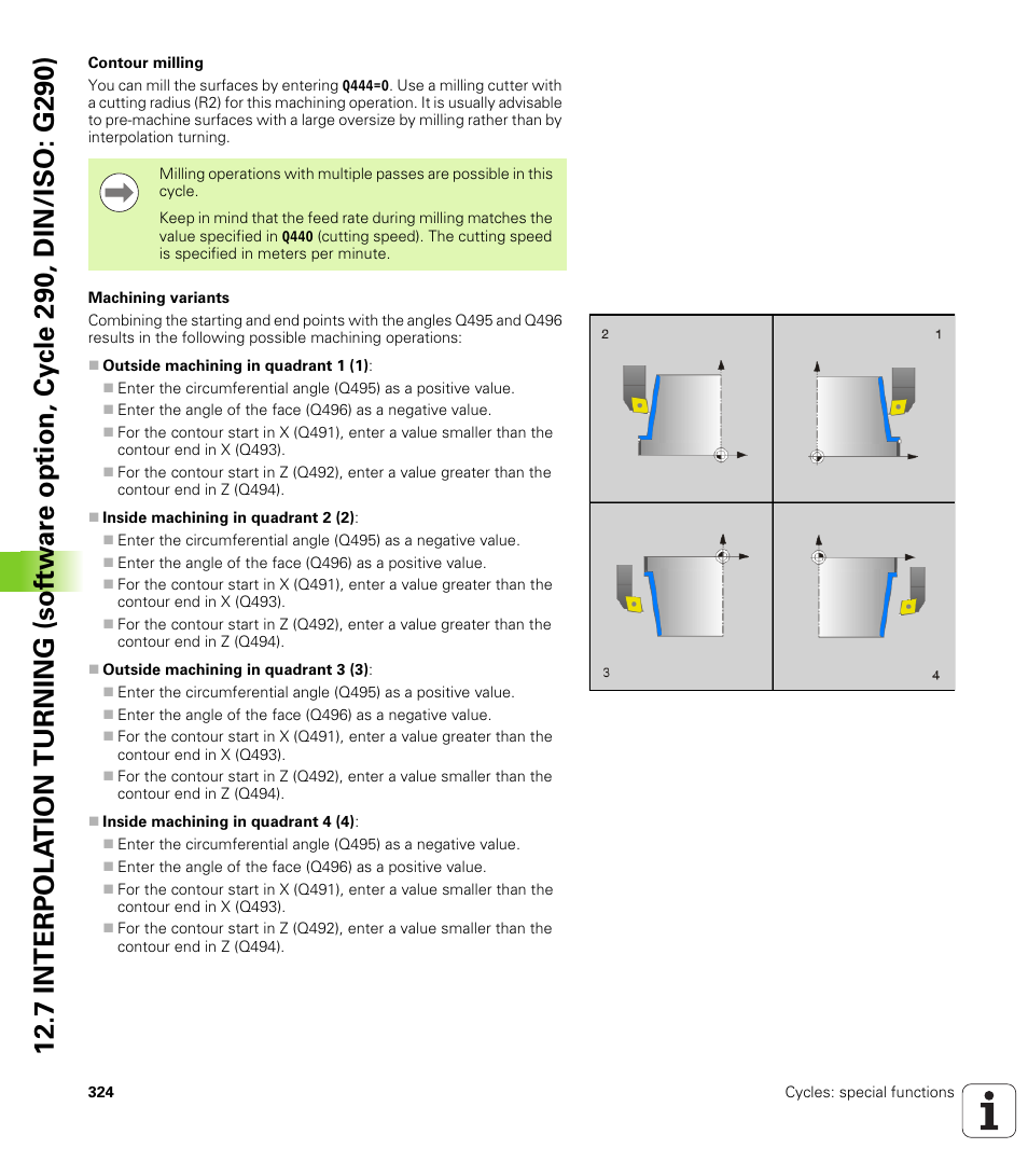 HEIDENHAIN iTNC 530 (34049x-08) Cycle programming User Manual | Page 324 / 527