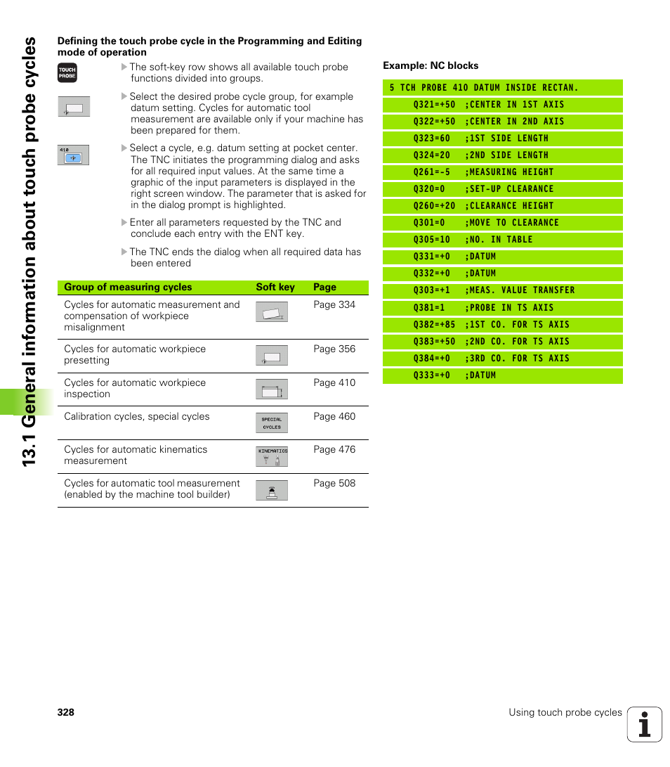 HEIDENHAIN iTNC 530 (34049x-08) Cycle programming User Manual | Page 328 / 527