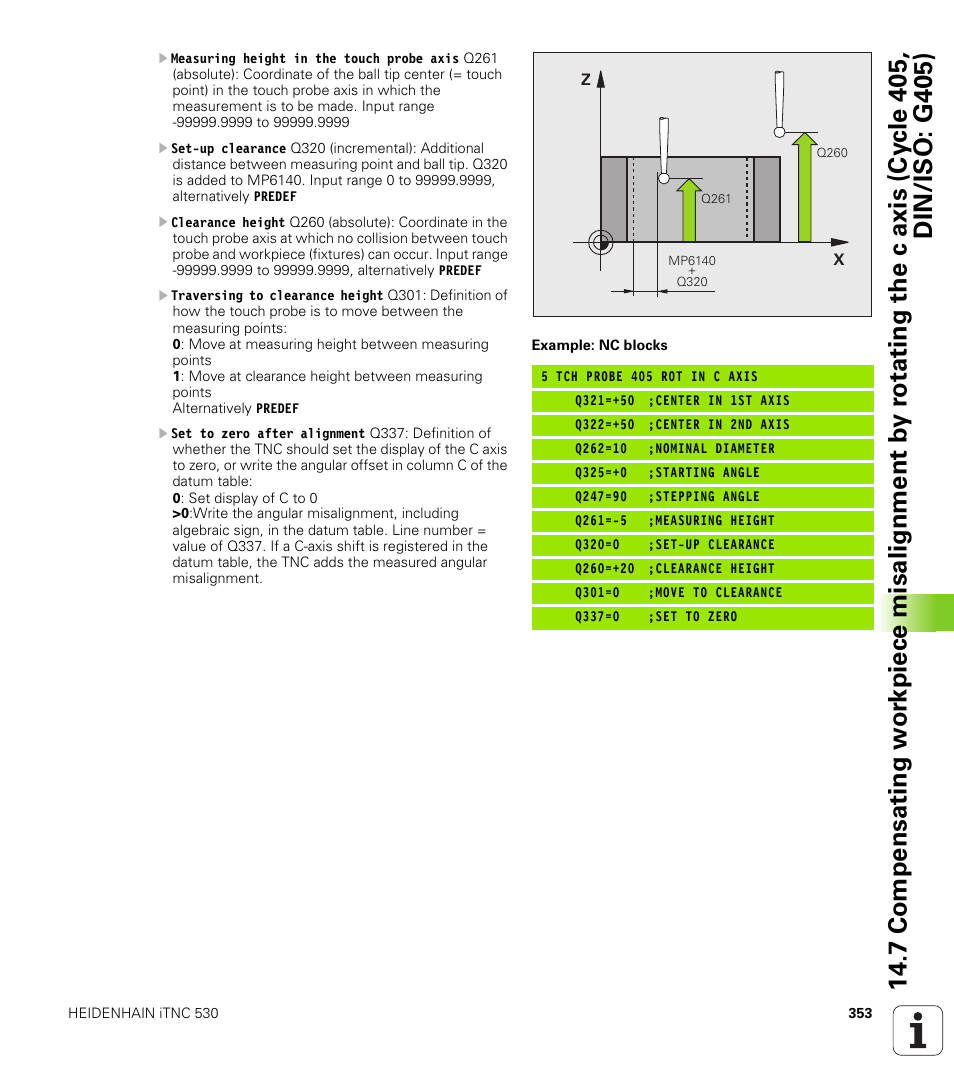 HEIDENHAIN iTNC 530 (34049x-08) Cycle programming User Manual | Page 353 / 527