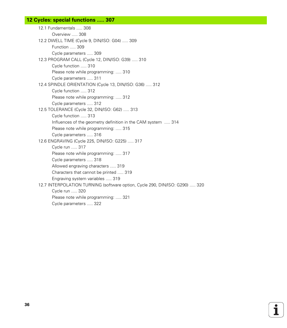 HEIDENHAIN iTNC 530 (34049x-08) Cycle programming User Manual | Page 36 / 527