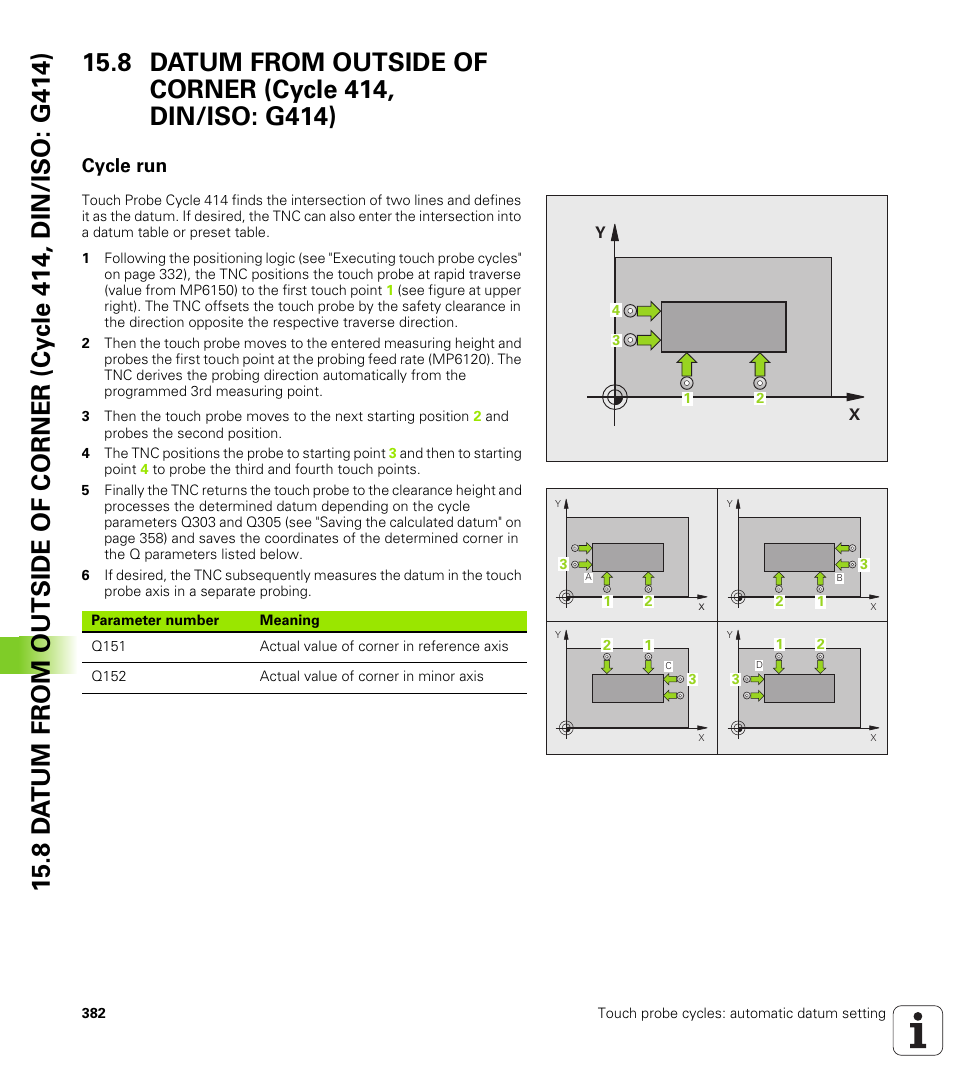 Cycle run | HEIDENHAIN iTNC 530 (34049x-08) Cycle programming User Manual | Page 382 / 527