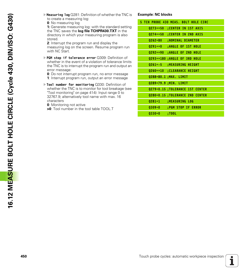 HEIDENHAIN iTNC 530 (34049x-08) Cycle programming User Manual | Page 450 / 527