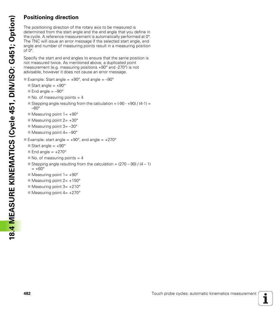 Positioning direction | HEIDENHAIN iTNC 530 (34049x-08) Cycle programming User Manual | Page 482 / 527