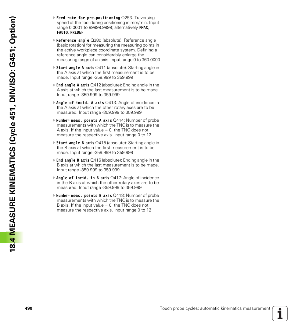 HEIDENHAIN iTNC 530 (34049x-08) Cycle programming User Manual | Page 490 / 527