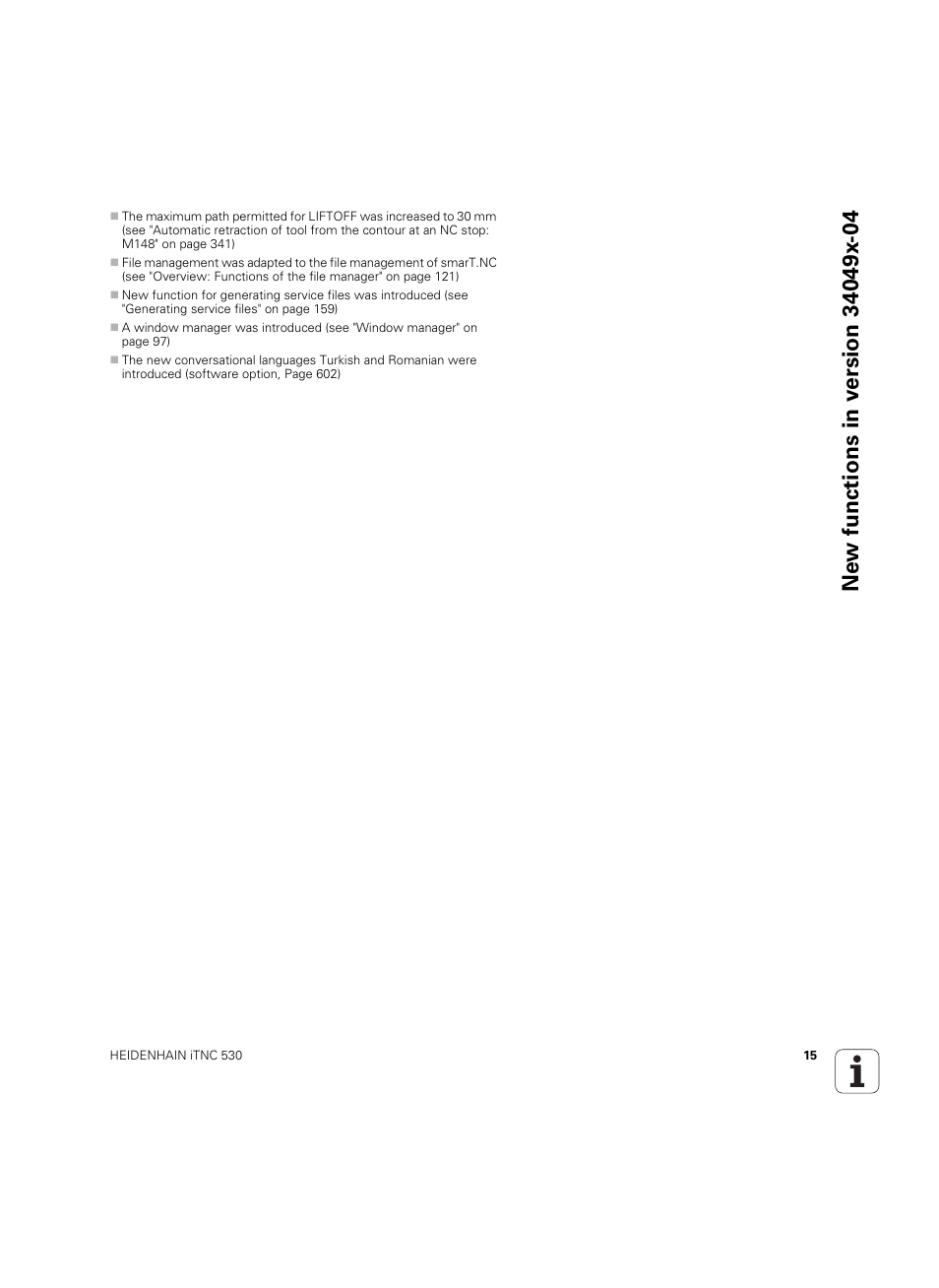 HEIDENHAIN iTNC 530 (34049x-08) ISO programming User Manual | Page 15 / 654