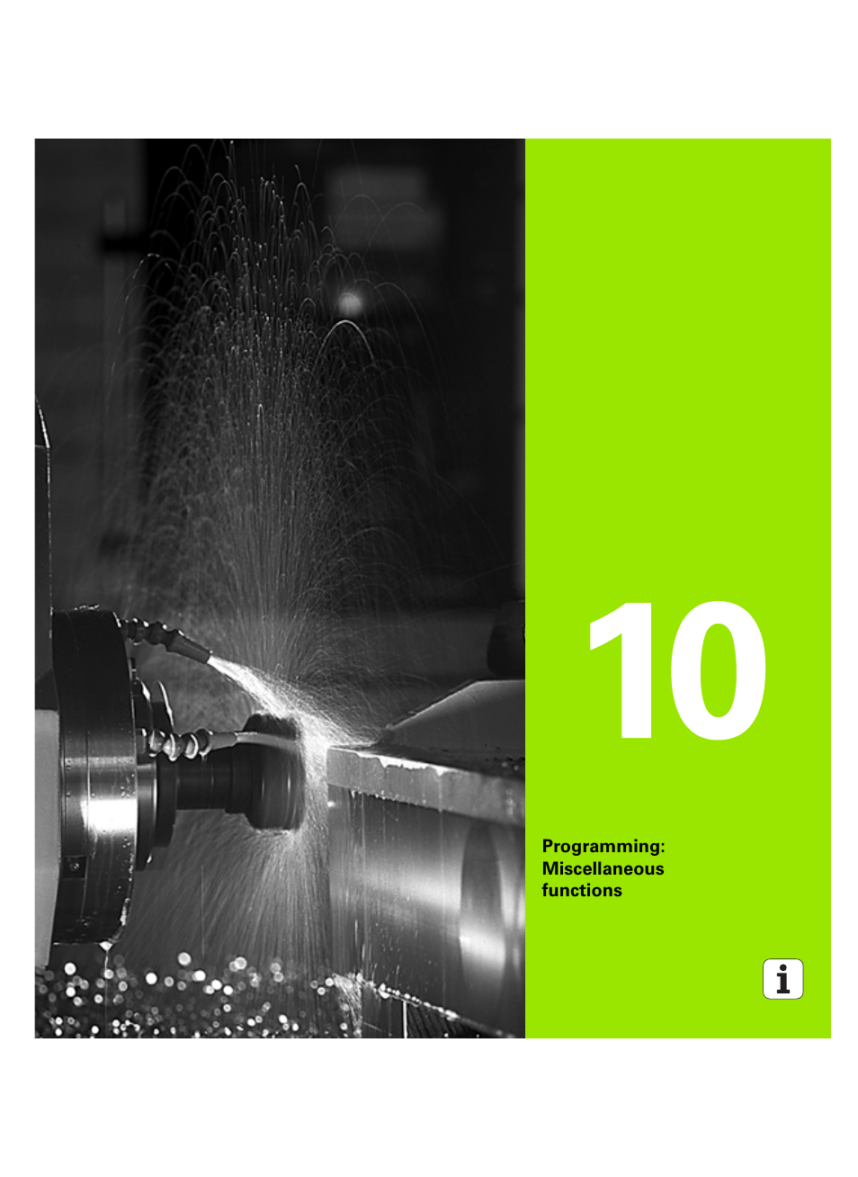 Programming: miscellaneous functions, 10 programming: miscellaneous functions | HEIDENHAIN iTNC 530 (34049x-08) ISO programming User Manual | Page 321 / 654