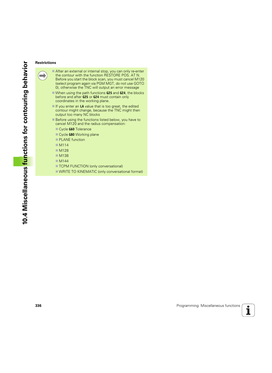 HEIDENHAIN iTNC 530 (34049x-08) ISO programming User Manual | Page 336 / 654