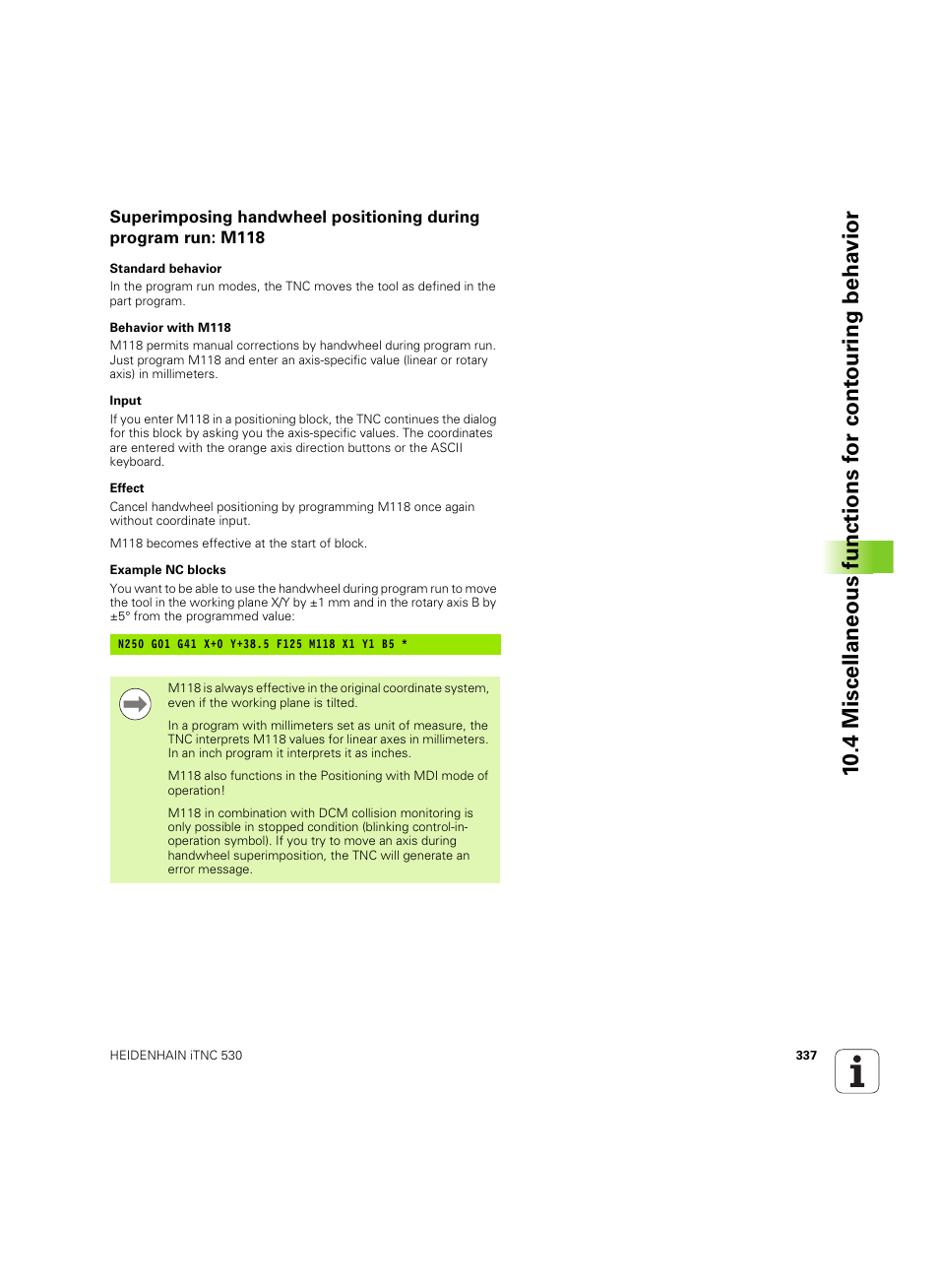 HEIDENHAIN iTNC 530 (34049x-08) ISO programming User Manual | Page 337 / 654
