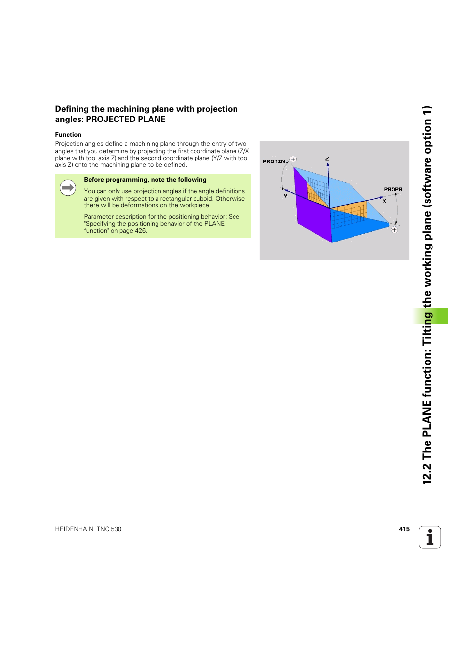 HEIDENHAIN iTNC 530 (34049x-08) ISO programming User Manual | Page 415 / 654