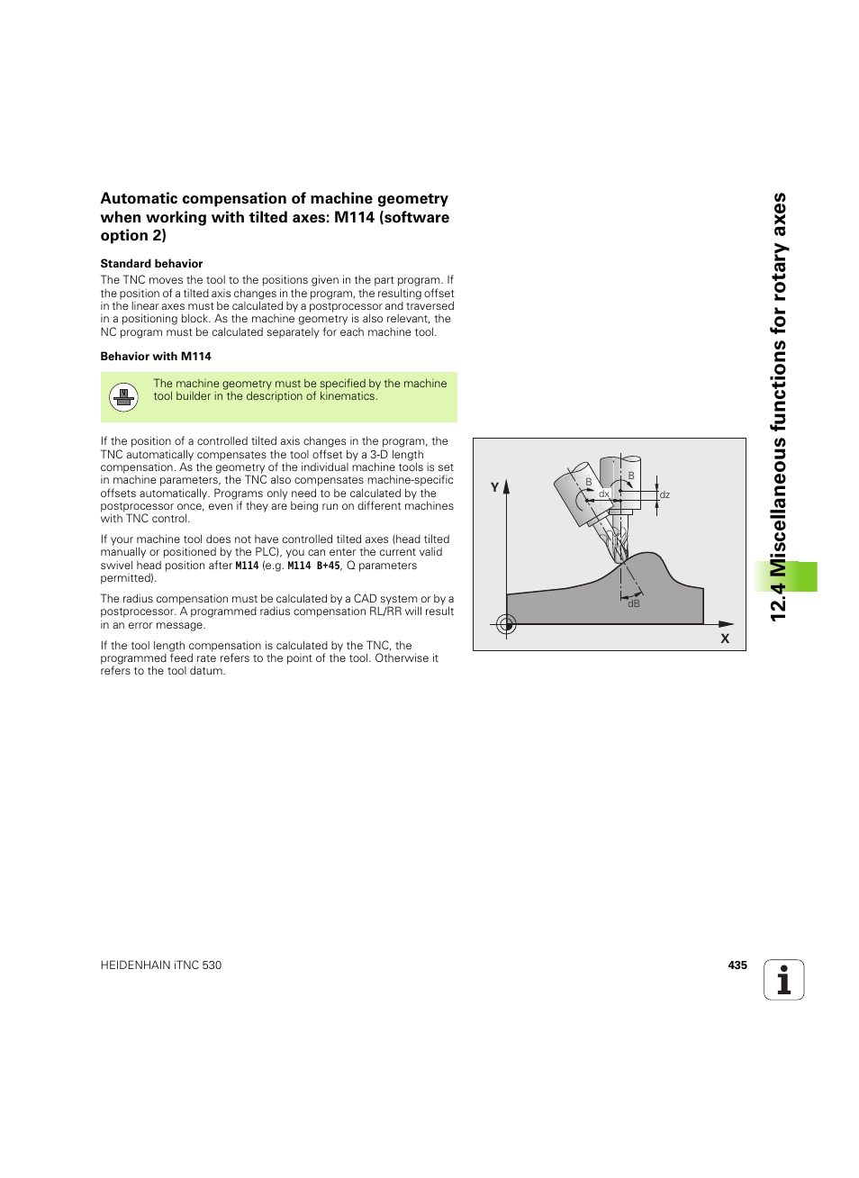 4 miscellaneous functions f or r otary ax es | HEIDENHAIN iTNC 530 (34049x-08) ISO programming User Manual | Page 435 / 654