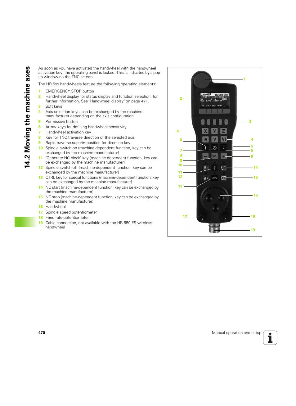 2 mo ving the mac h ine ax es | HEIDENHAIN iTNC 530 (34049x-08) ISO programming User Manual | Page 470 / 654
