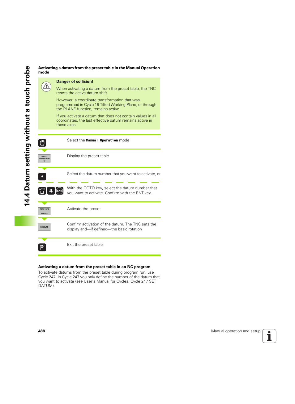 HEIDENHAIN iTNC 530 (34049x-08) ISO programming User Manual | Page 488 / 654