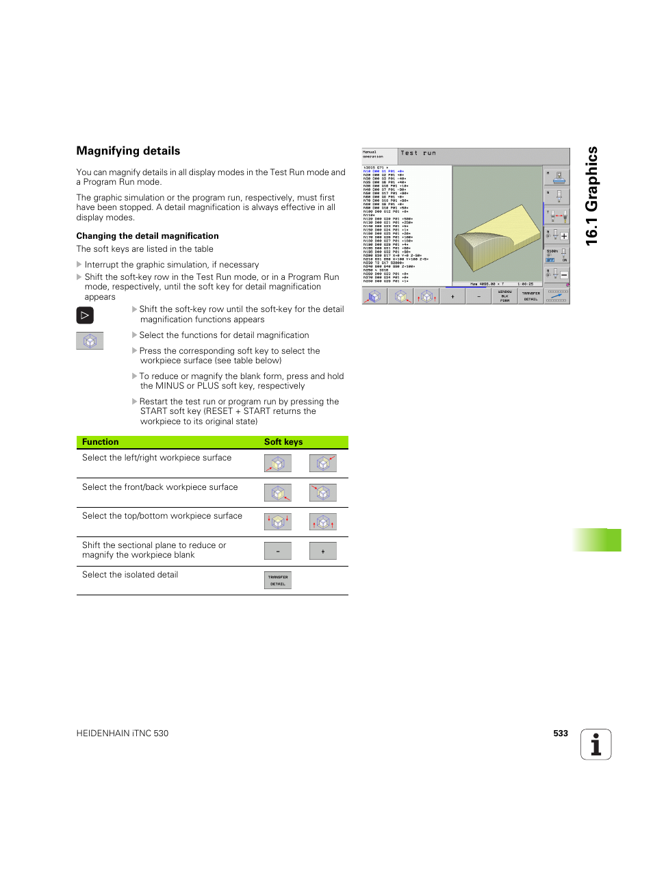 Magnifying details, 1 gr ap hics | HEIDENHAIN iTNC 530 (34049x-08) ISO programming User Manual | Page 533 / 654