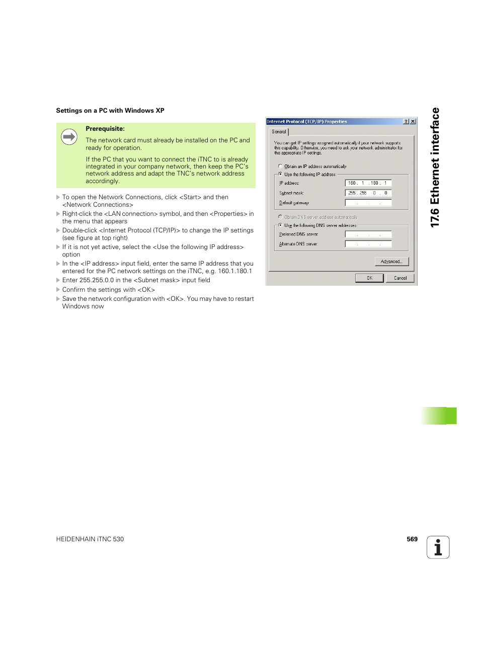 6 ether n et int e rf ace | HEIDENHAIN iTNC 530 (34049x-08) ISO programming User Manual | Page 569 / 654