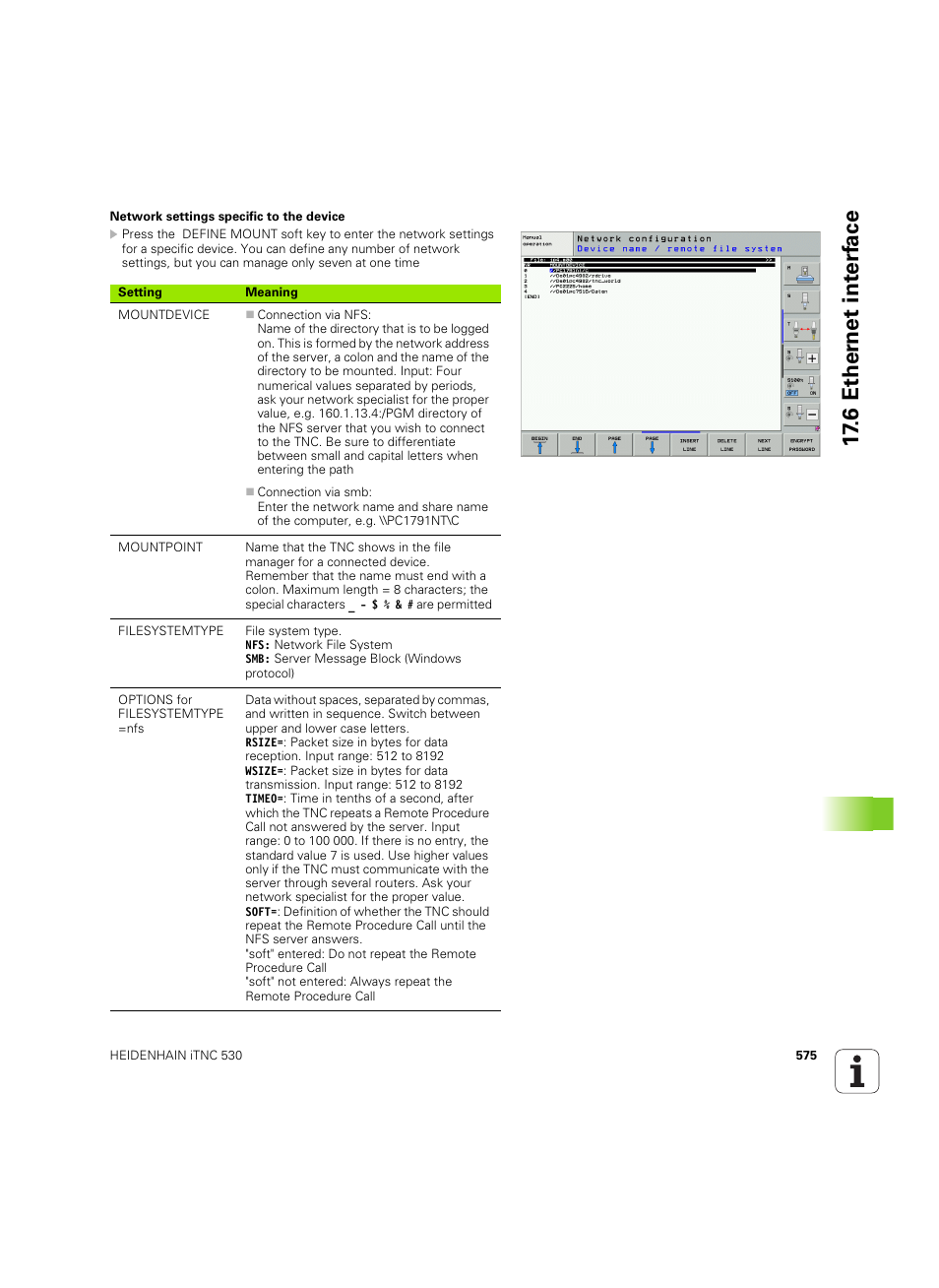 6 ether n et int e rf ace | HEIDENHAIN iTNC 530 (34049x-08) ISO programming User Manual | Page 575 / 654